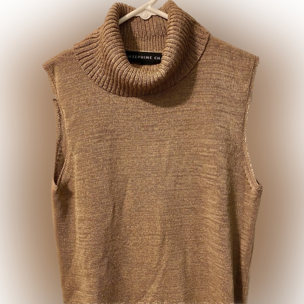 Josephine Chaus Sleeveless Cowl neck Size L Excellent Pre-owned condition
